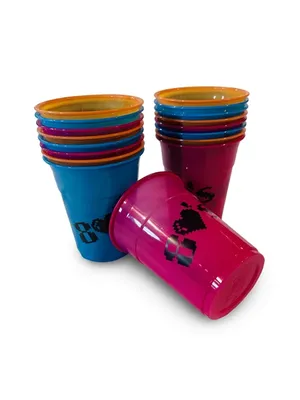 80's drinking cups