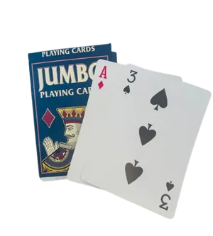 Jumbo decorative playing cards