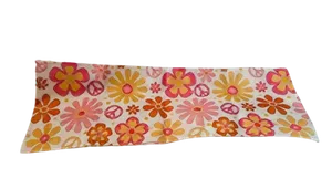 60's floral table runner