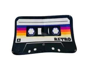 Cassette tape small area rug