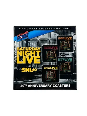SNL 40th anniversary coasters