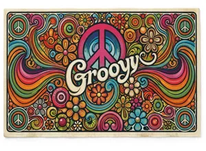 60's Groovy Tapestry/Backdrop