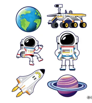 Astronaut decorative cutouts