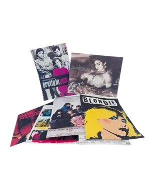 80's printed movie/record posters