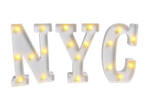 NYC light-up letters