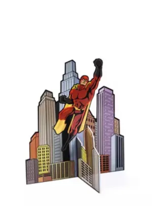 3D Superhero table centerpiece