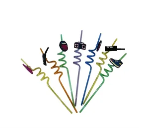 80's curly straws