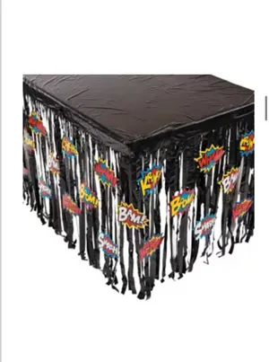 Superhero tablecloth