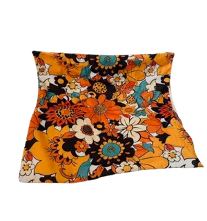 60's floral pillowcase