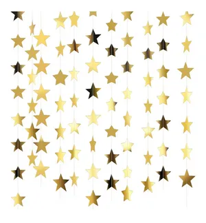 Gold star doorway covers
