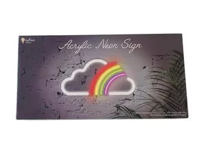 Cloud with rainbox LED light