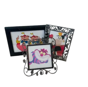 Misc. framed Alice in Wonderland pictures