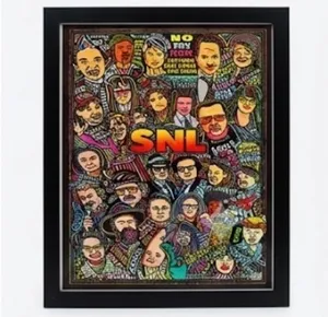 SNL characters poster
