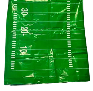 Green football tablecloth