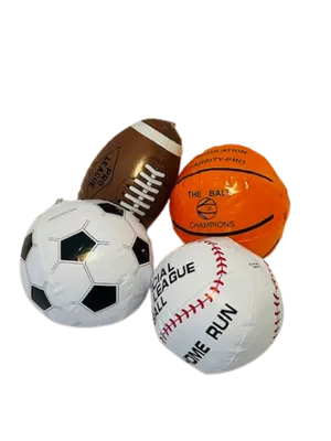 Inflatable sports balls