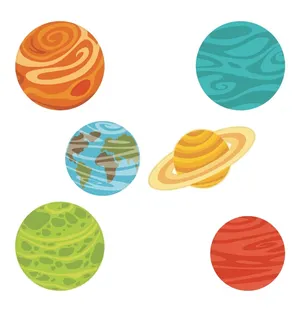 Planetary decorative cutouts