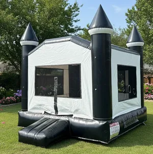 Black and White Bounce House