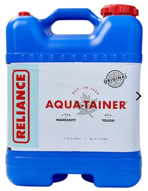 7- Gallon (26.5L) Water Storage Container 