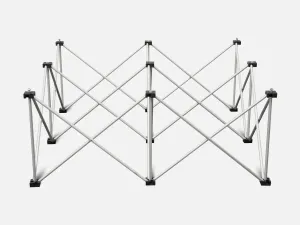 Adjustable stage leg 400mm to 600mm