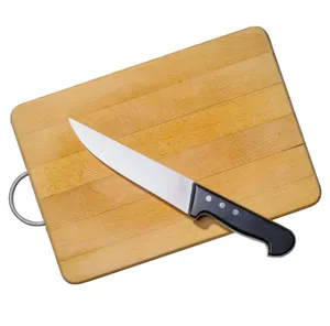 Cutting Board and Knife 