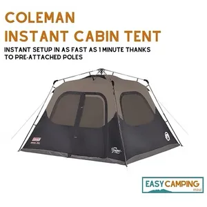 4 person Cabin Tent - Easy Setup (Coleman)