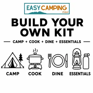 Build your own kit ( 3 Person ) - Camp + Cook + Dine + Essentials