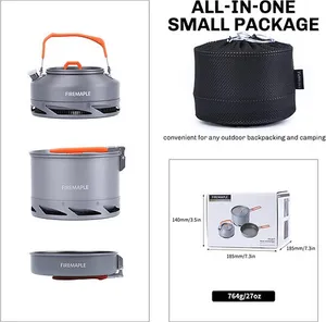 Pot Set - Kettle, Pot, & Pan