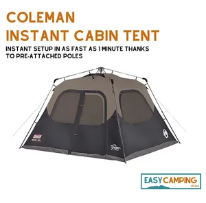 6 person Cabin Tent - Easy Setup (Coleman)