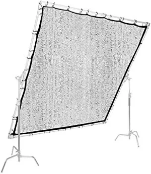 BUTTERFLY/OVERHEAD FABRIC 12X12′ WHITE SILK