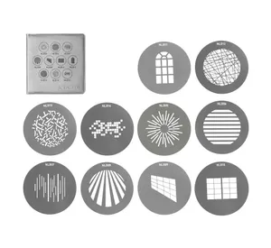 GOBO SET FOR LIGHT PROJECTION ATTACHMENT