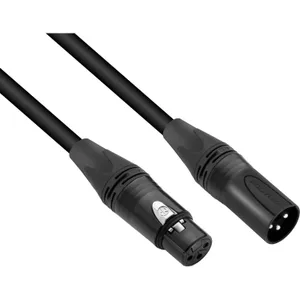 XLR M to XLR F MICROPHONE CABLE 50′