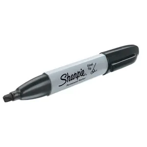 Sharpie Permanent Markers, Chisel Tip, Black