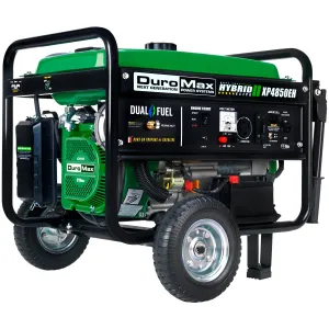 DuroMax XP4850EH Dual-Fuel Portable Generator