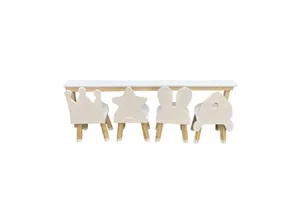 Silla de Madera Blanca Niños