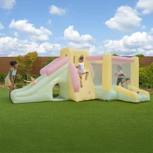 Castillo Inflable Colores Pastel (B14)