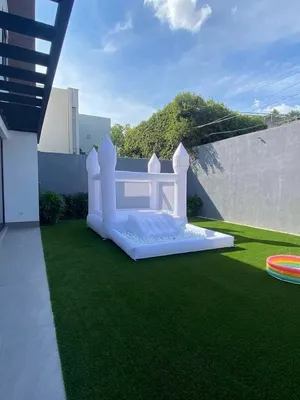 Inflable Castillo Blanco con Pelotas (B13)