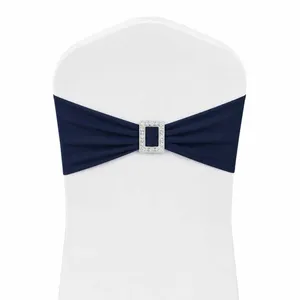 Stuhlband - marineblau mit Ornament