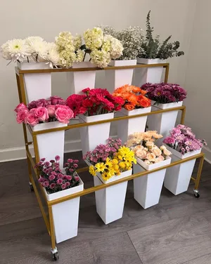 The Cart | Flower Bar Display