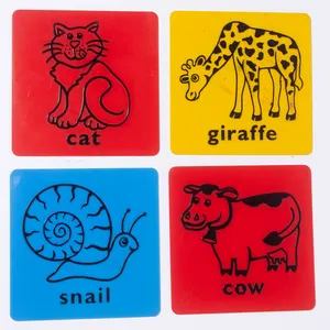 Kindergarten education Crayon Rubbing Animal Plates - 5
