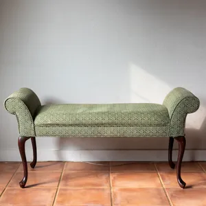 Green Chaise Lounge Settee