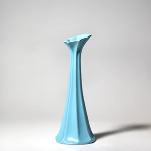 Tiffany Robin's Egg Blue Flower Vase, with Tulip opening