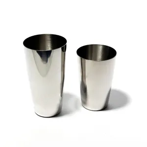 Cocktail Shaker Set Stainless Steel Martini Shaker for Bartending Bar Tools no seams 