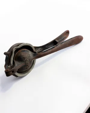 Antique Cast Iron Citrus Squeezer, Juicer, Press, Rusty, Patina, Old