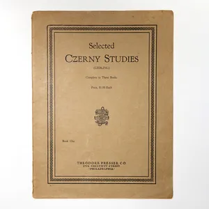 LIEBLING, BOOK TWO, T. PRESSER SHEET MUSIC, VINTAGE - brown with age. Song Book