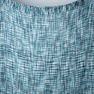 Multiple Blues Woven Blanket Throw 