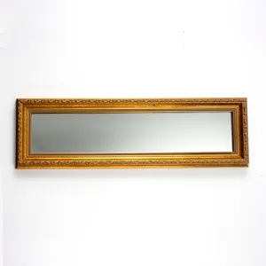 Vintage Gold leaf rectangle Mirror - 6.25