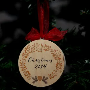 Christmas 2014 Block of wood Ornament