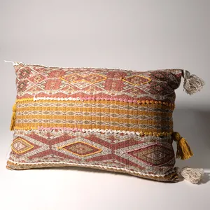 Pillow: Long Pillow with Pastel Southwest print on the front