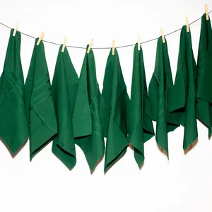 Vintage Hunter Green Napkin 