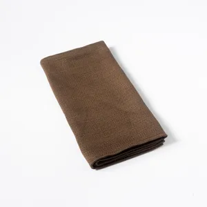 Deep Brown Colored Tweed Bobby Flay Napkin - 19.5
